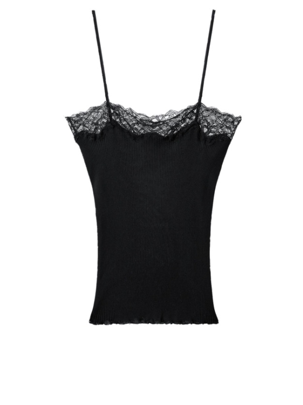 ZARA Black Pleated Crew-Neck Sweater with Ruffle Detail